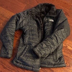 The North Face Charcoal Quilted Jacket